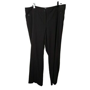 Studio 1940 Flat Front Melissa Brown Straight Pants. Size 3
